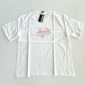 New HEYBIG Graphic Short Sleeve Tee Shirt TH-394 UNISEX SIZE L Atther Teddy Bear